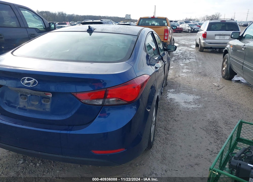 2016 HYUNDAI ELANTRA VALUE EDITION VIN: 5NPDH4AE7GH678236