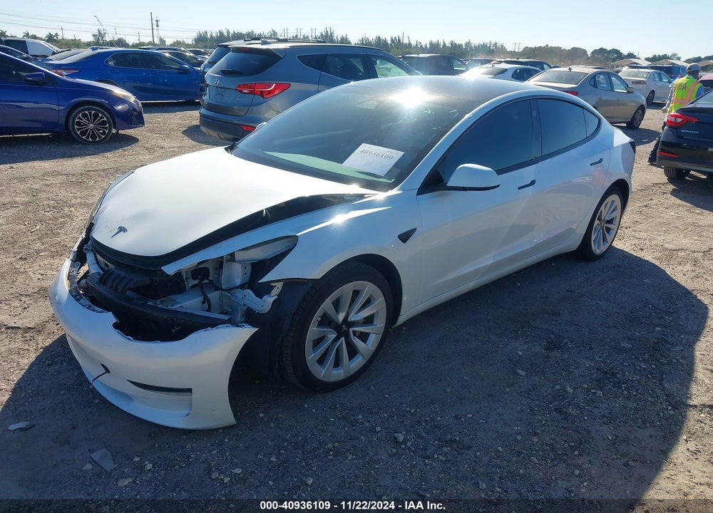 2023 TESLA MODEL 3 REAR-WHEEL DRIVE VIN: 5YJ3E1EA2PF398183