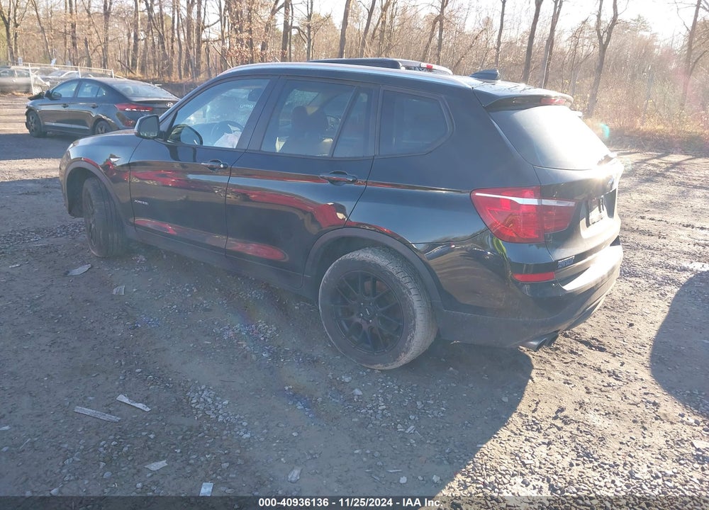 2017 BMW X3 XDRIVE28I VIN: 5UXWX9C32H0T24786