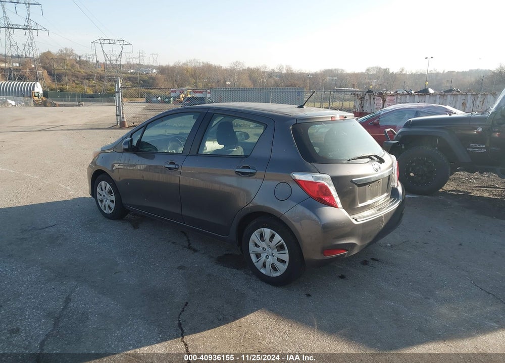 2012 TOYOTA YARIS LE VIN: JTDKTUD32CD512318