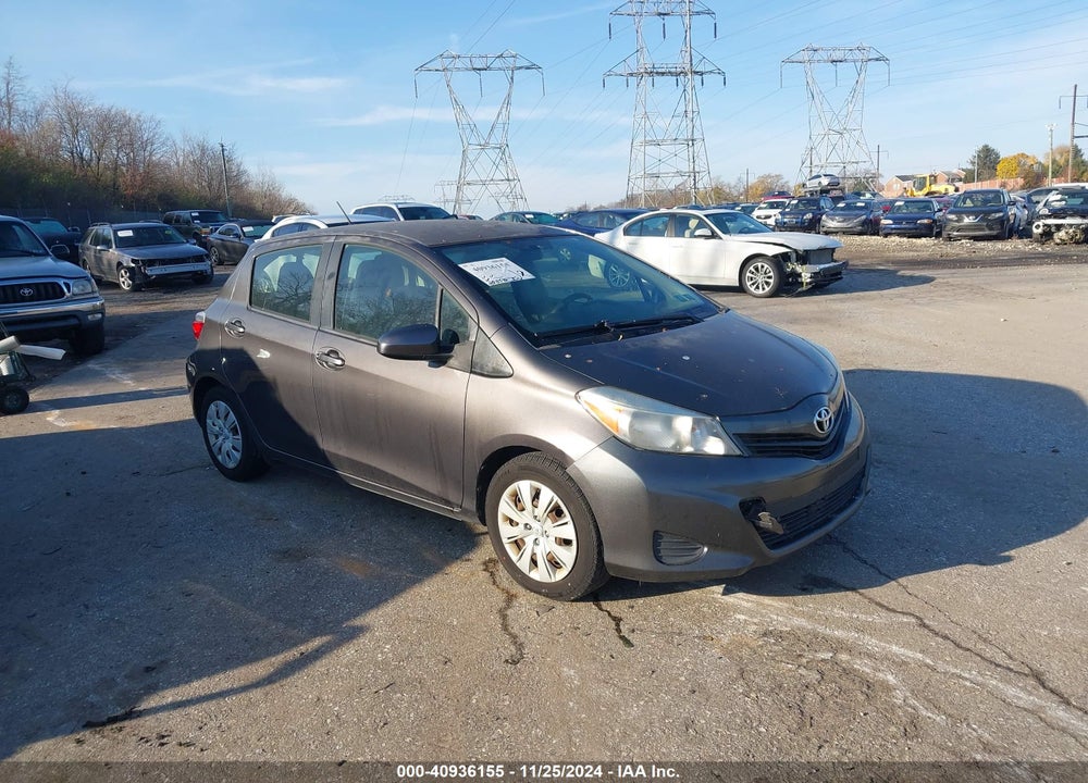 2012 TOYOTA YARIS LE VIN: JTDKTUD32CD512318
