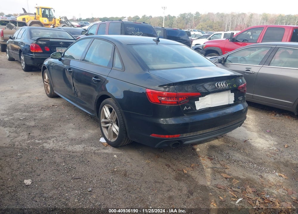2017 AUDI A4 VIN: WAUKMAF47HN040133