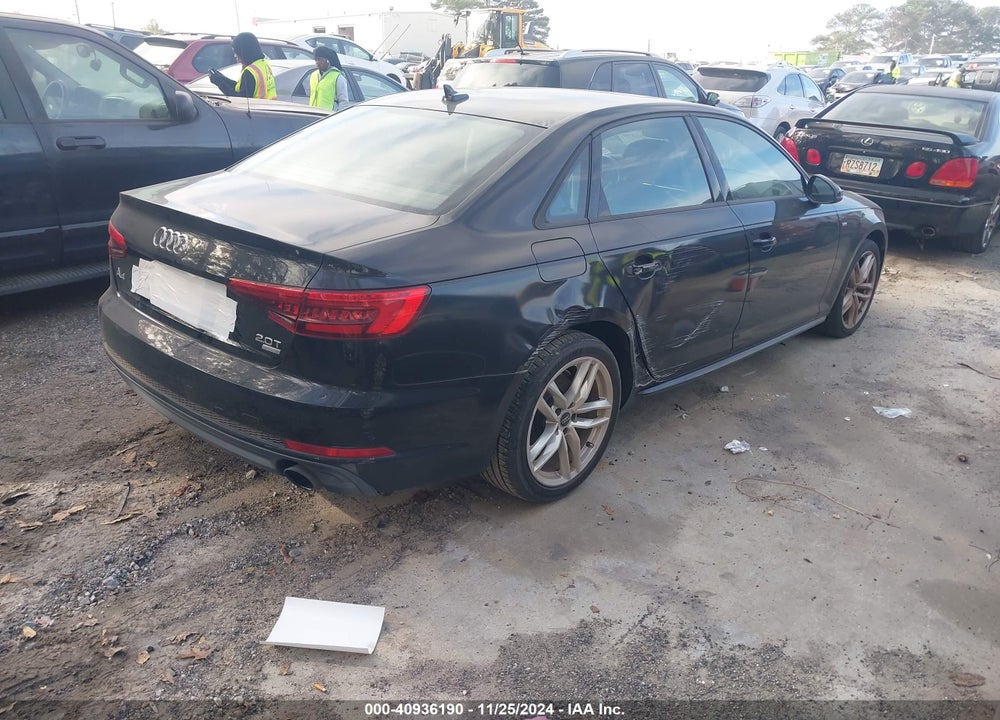 2017 AUDI A4 VIN: WAUKMAF47HN040133