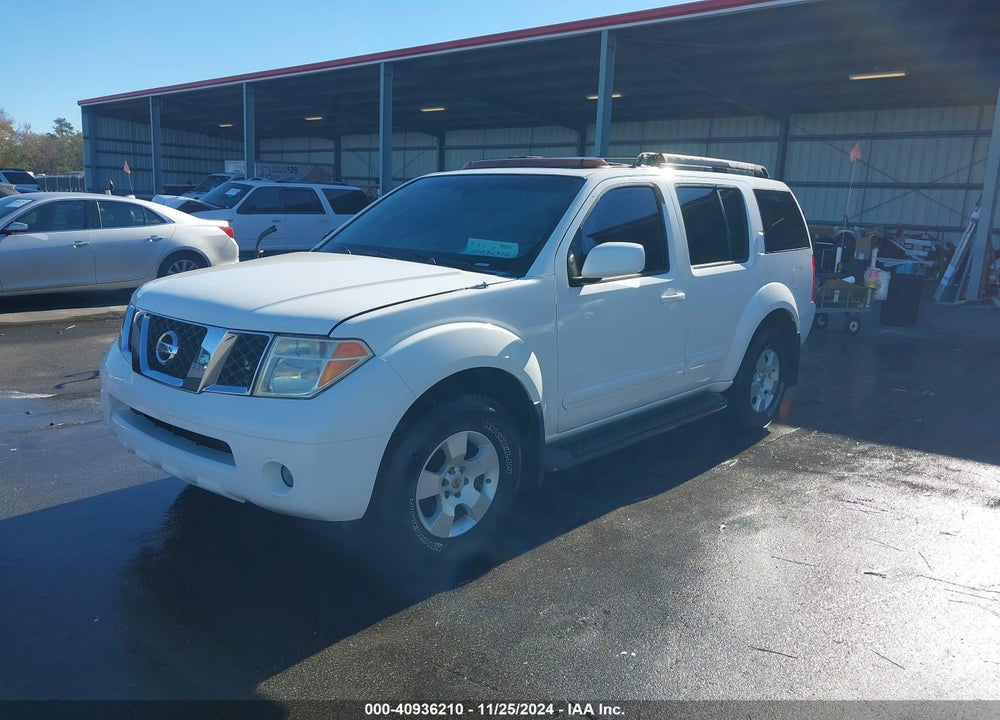 2006 NISSAN PATHFINDER SE VIN: 5N1AR18U36C666196