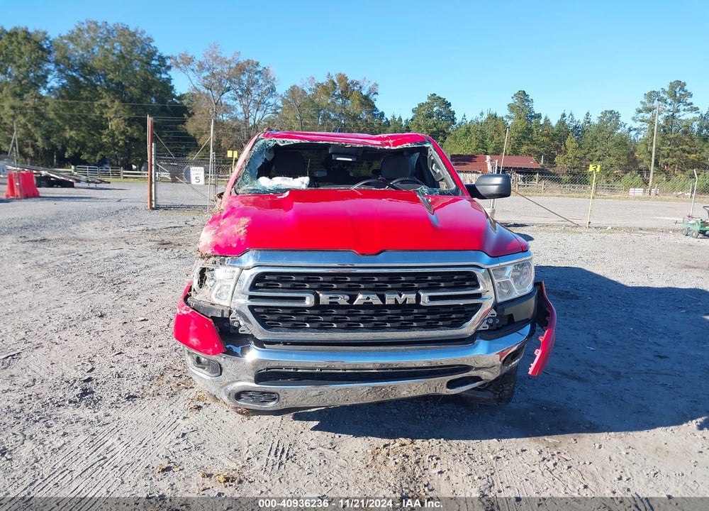 2022 RAM 1500 BIG HORN 4X2 6'4 BOX VIN: 1C6RREBG0NN272974