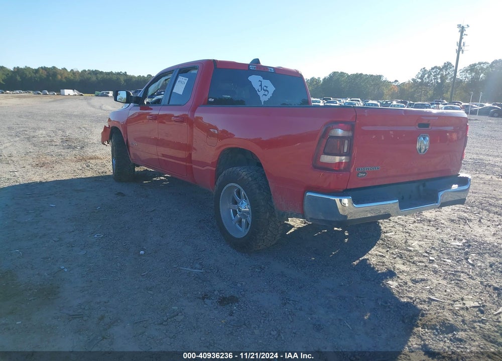 2022 RAM 1500 BIG HORN 4X2 6'4 BOX VIN: 1C6RREBG0NN272974