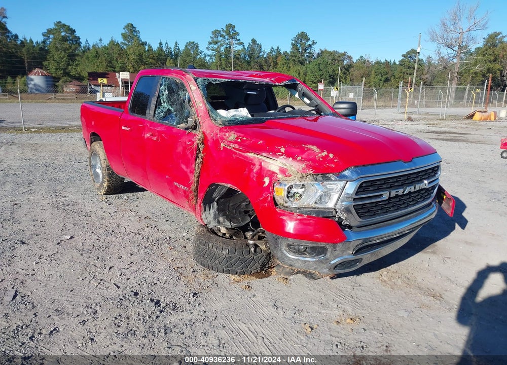 2022 RAM 1500 BIG HORN 4X2 6'4 BOX VIN: 1C6RREBG0NN272974
