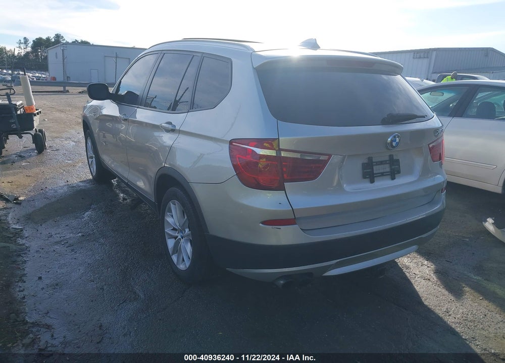 2013 BMW X3 XDRIVE28I VIN: 5UXWX9C56DL873904
