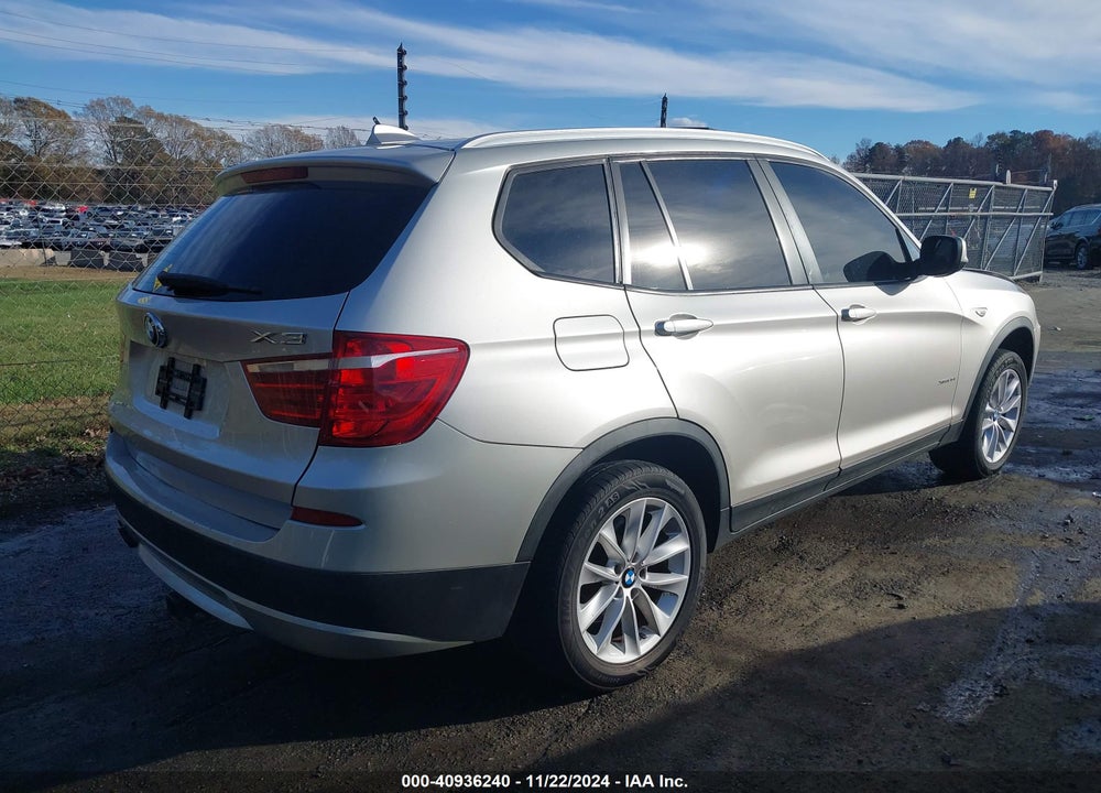 2013 BMW X3 XDRIVE28I VIN: 5UXWX9C56DL873904