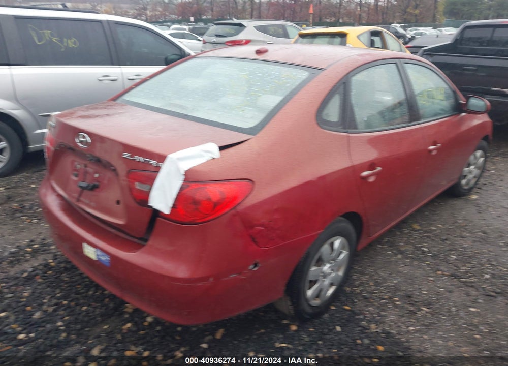 2008 HYUNDAI ELANTRA GLS/SE VIN: KMHDU46D88U420712