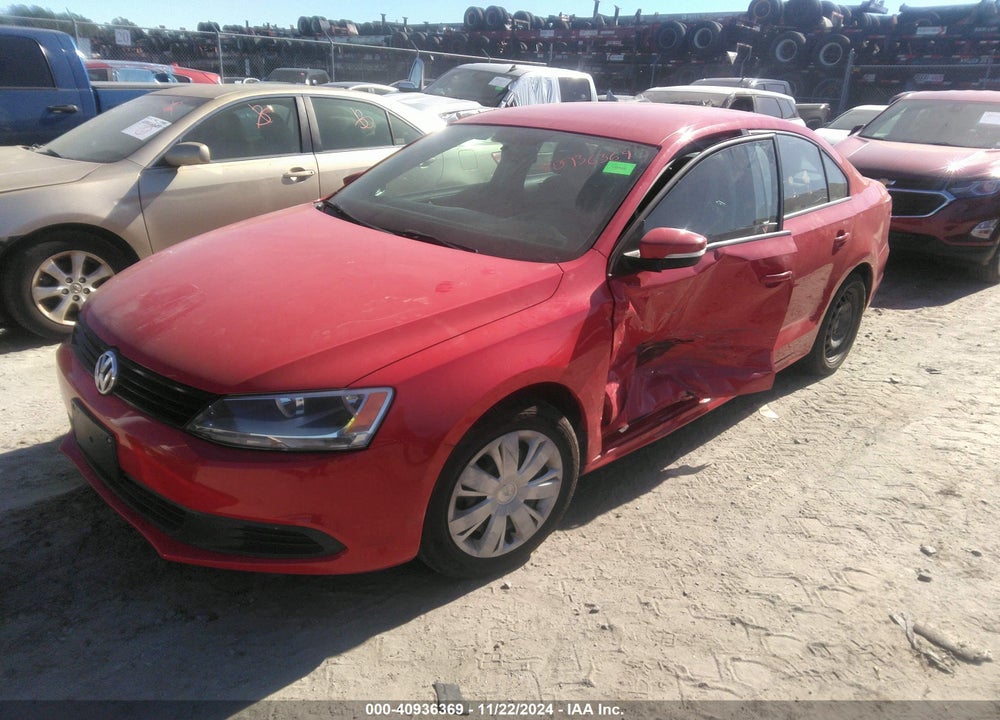 2014 VOLKSWAGEN JETTA 1.8T SE VIN: 3VWD17AJ8EM283456