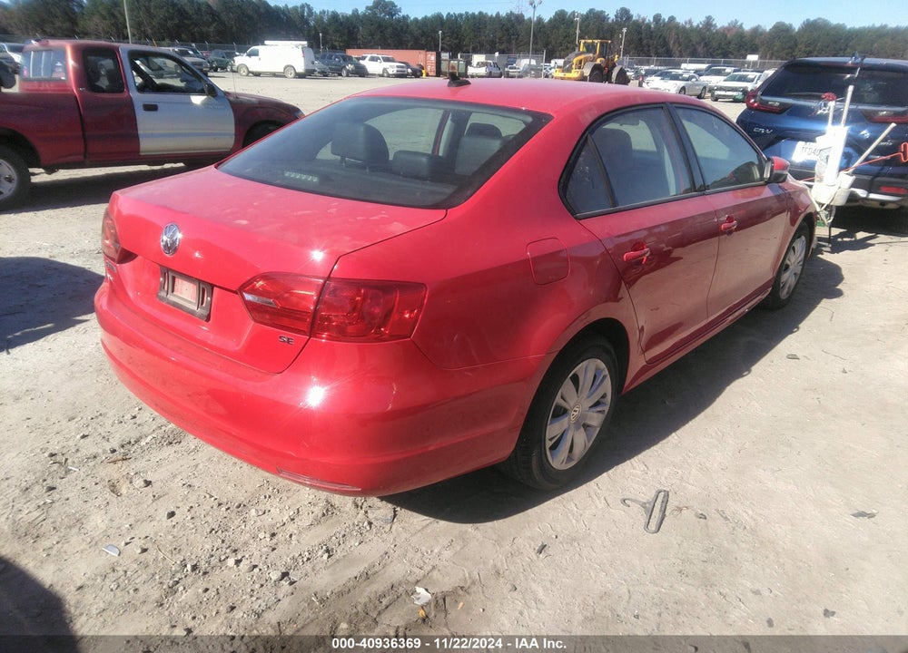 2014 VOLKSWAGEN JETTA 1.8T SE VIN: 3VWD17AJ8EM283456