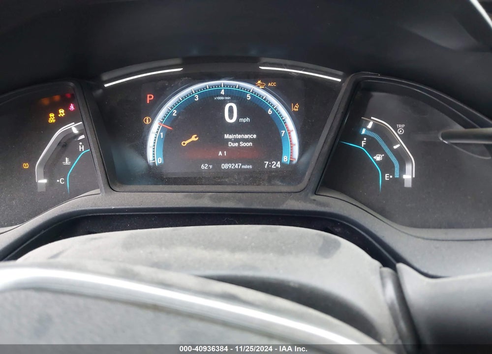 2019 HONDA CIVIC VIN: 2HGFC2F62KH511590
