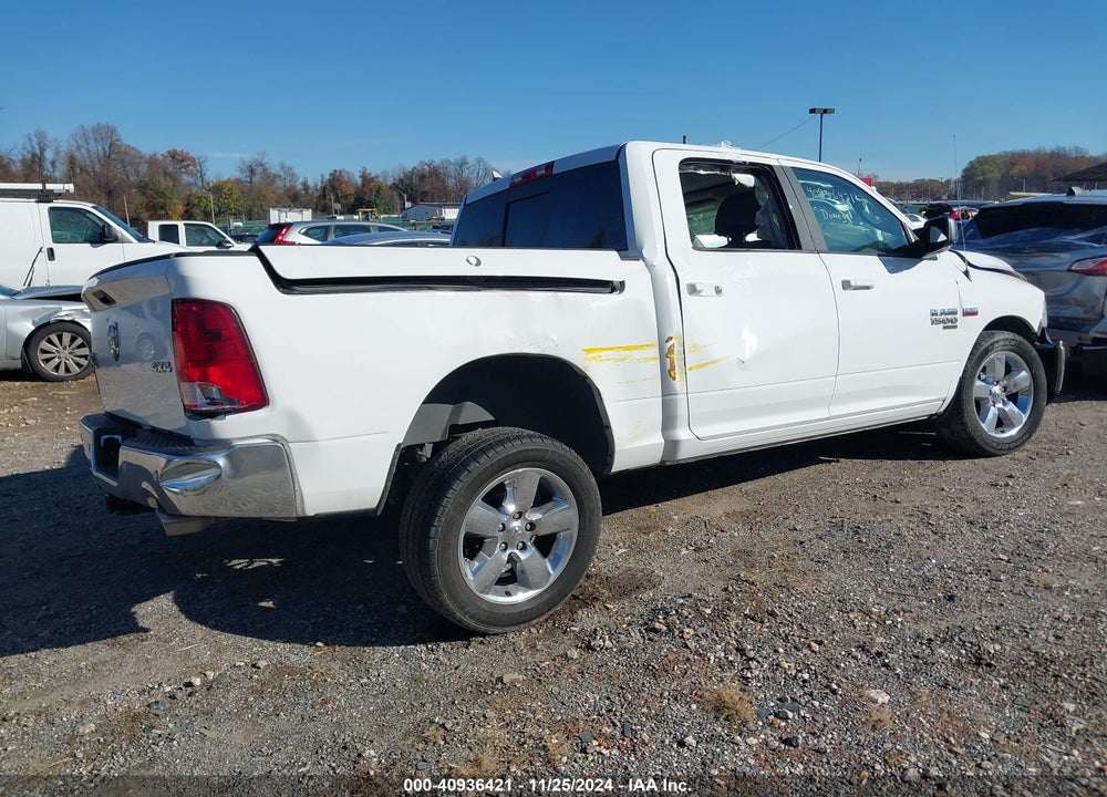 2019 RAM 1500 CLASSIC BIG HORN 4X4 5'7 BOX VIN: 1C6RR7LT0KS527112