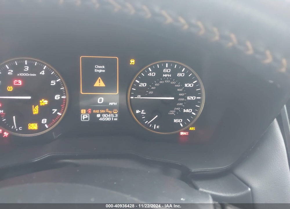 2022 SUBARU OUTBACK WILDERNESS VIN: 4S4BTGUD9N3178805