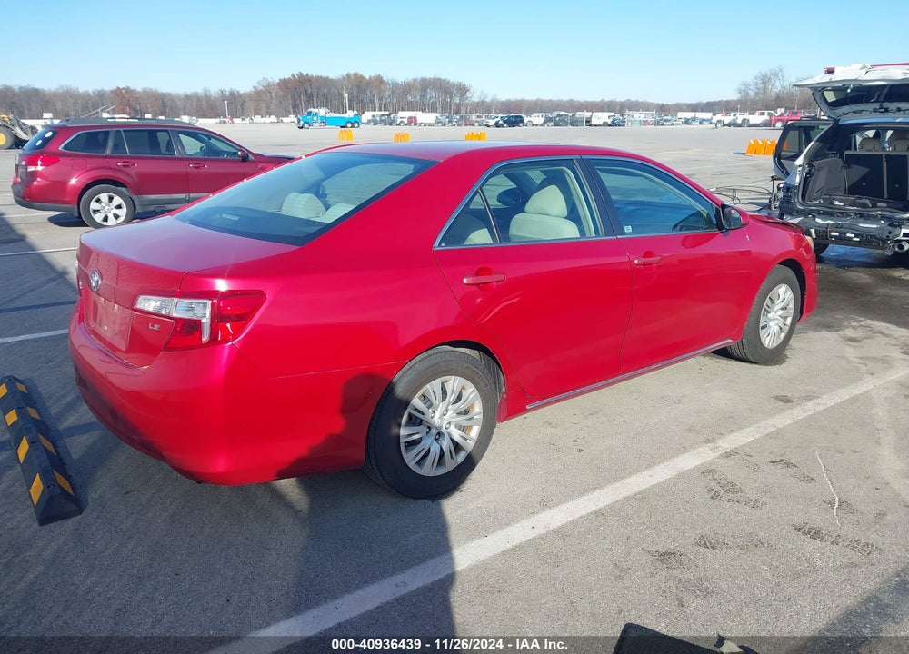 2013 TOYOTA CAMRY LE VIN: 4T4BF1FK0DR330033