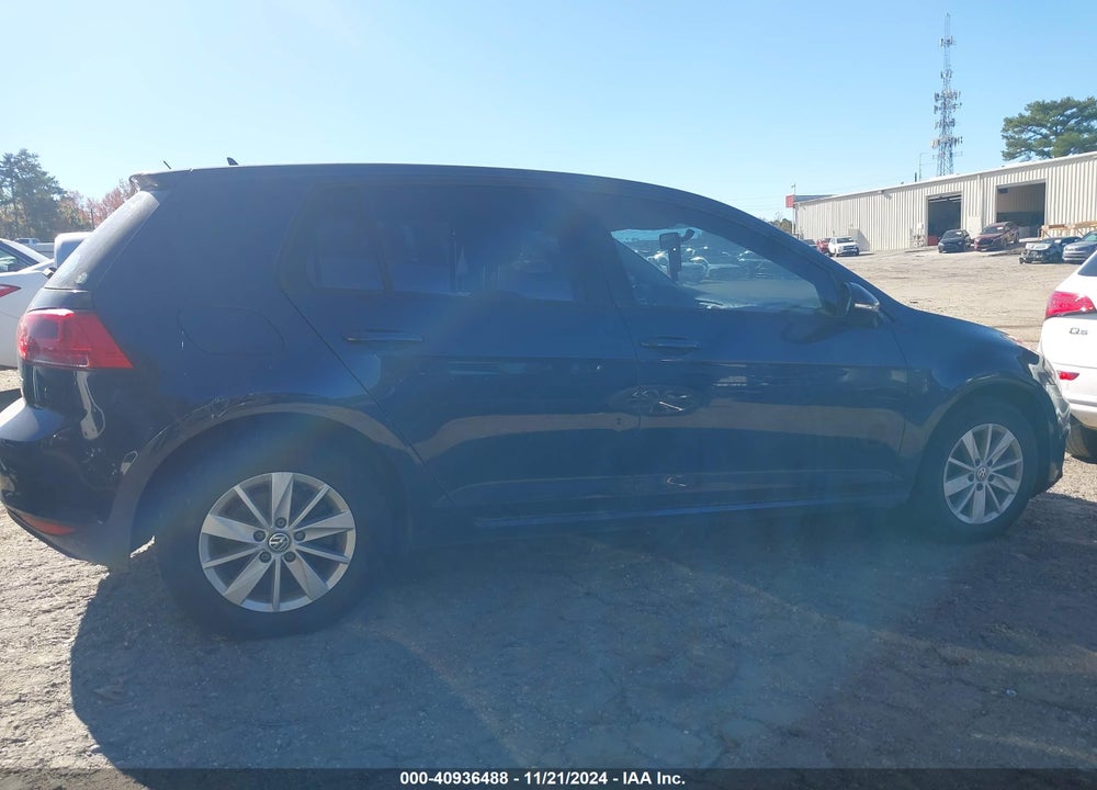 2016 VOLKSWAGEN GOLF TSI S 4-DOOR VIN: 3VW217AU0GM019409