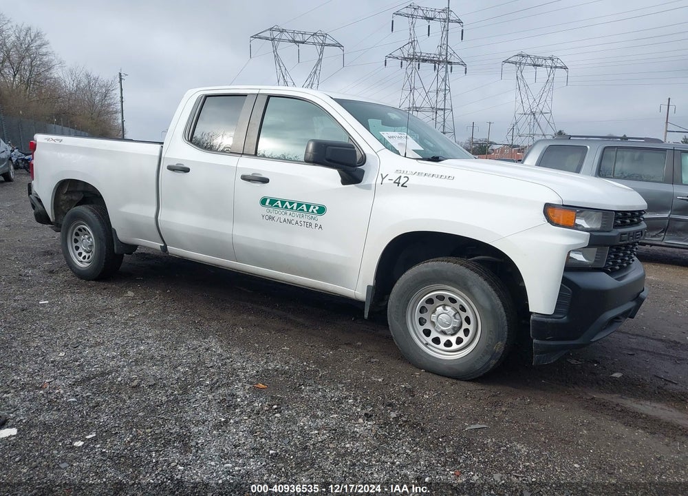 2019 CHEVROLET SILVERADO 1500 WORK TRUCK VIN: 1GCRYAEF9KZ215877