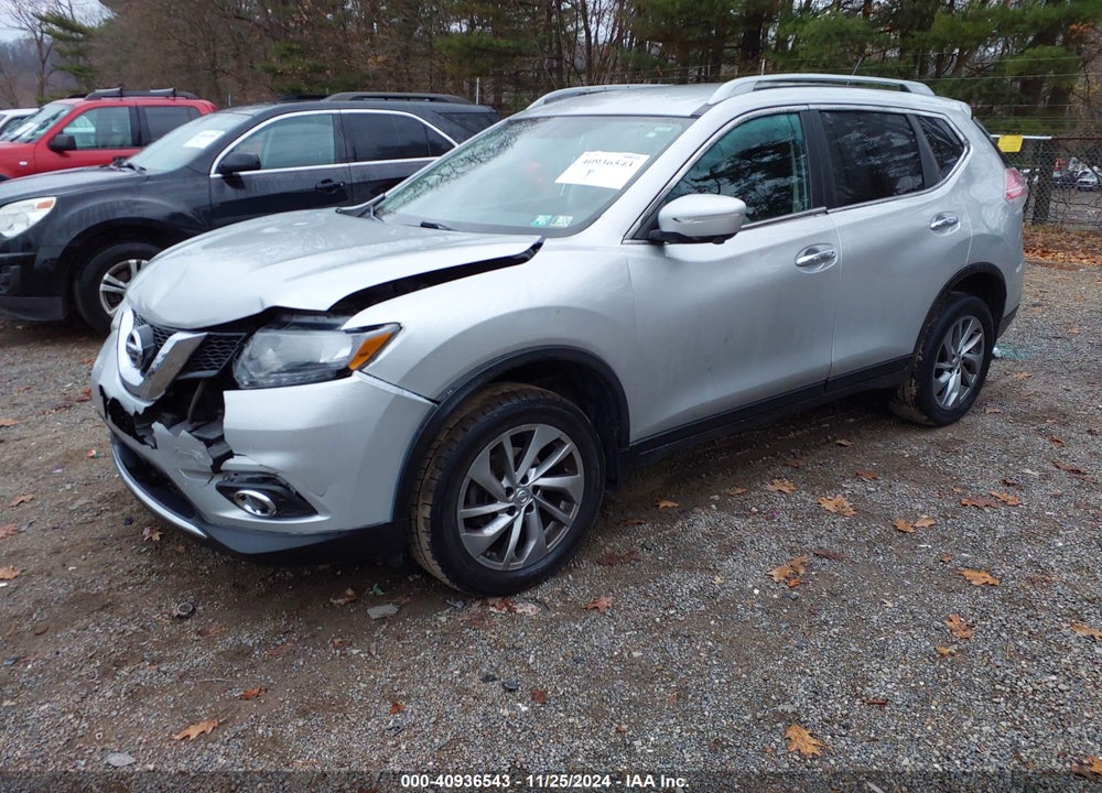 2014 NISSAN ROGUE SL VIN: 5N1AT2MV8EC814072