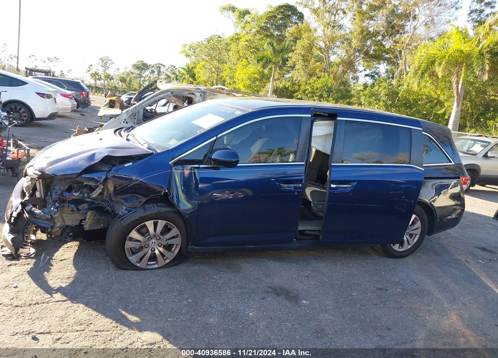 2016 HONDA ODYSSEY SE VIN: 5FNRL5H3XGB008676