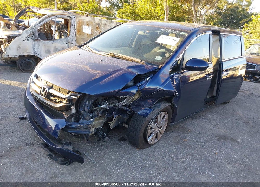 2016 HONDA ODYSSEY SE VIN: 5FNRL5H3XGB008676