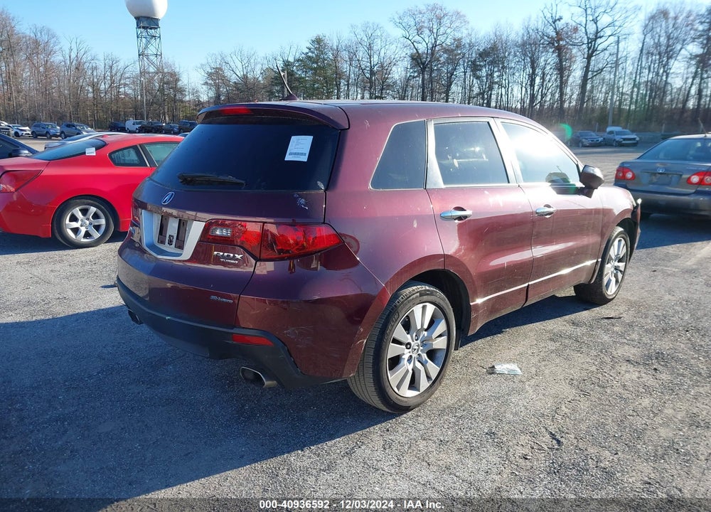 2011 ACURA RDX VIN: 5J8TB1H52BA006426