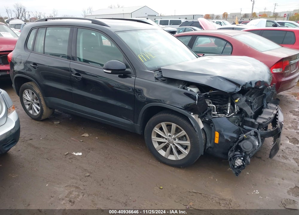 2018 VOLKSWAGEN TIGUAN LIMITED 2.0T VIN: WVGBV7AX7JK001808