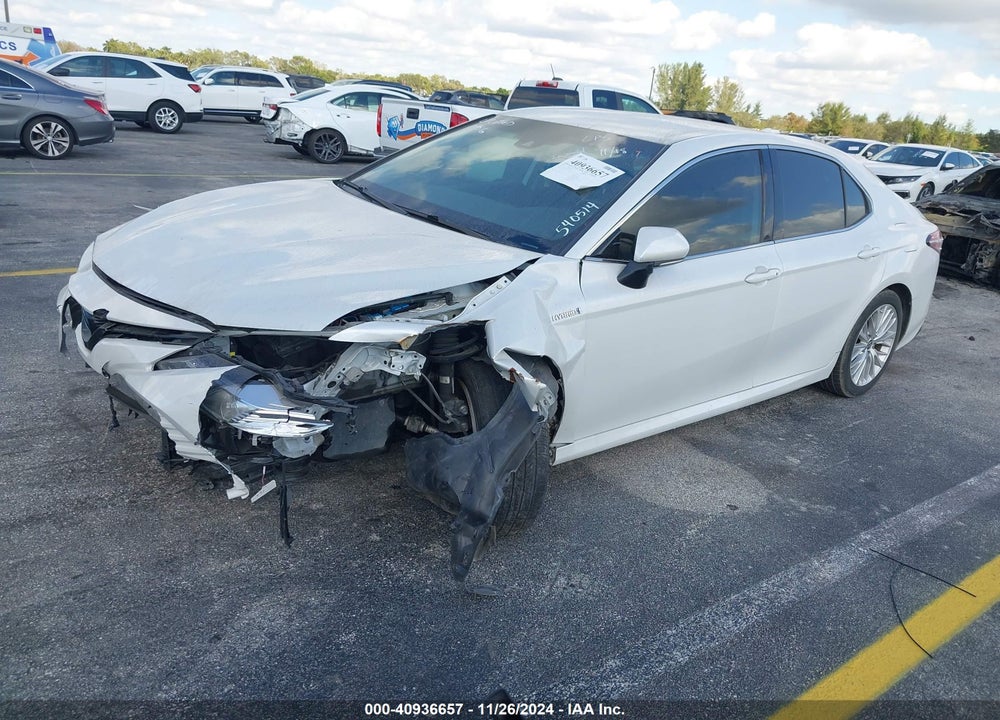 2020 TOYOTA CAMRY XLE HYBRID VIN: 4T1F31AK0LU540514