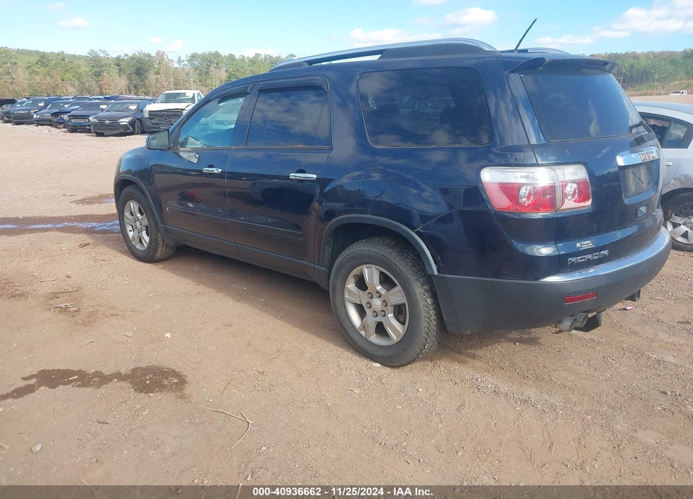 2009 GMC ACADIA SLE-1 VIN: 1GKEV13DX9J138121