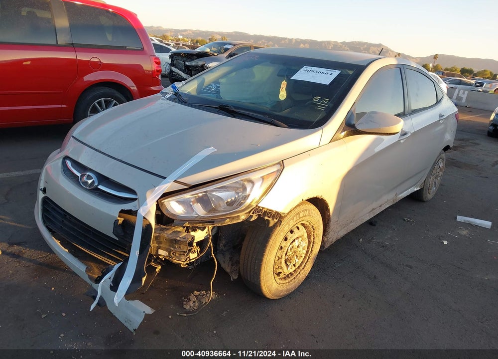 2016 HYUNDAI ACCENT SE VIN: KMHCT4AE7GU957522
