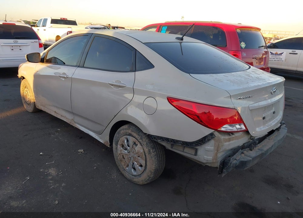 2016 HYUNDAI ACCENT SE VIN: KMHCT4AE7GU957522