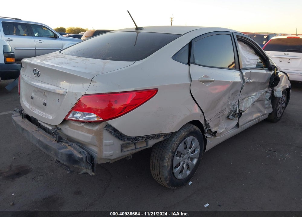 2016 HYUNDAI ACCENT SE VIN: KMHCT4AE7GU957522
