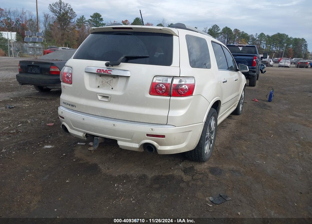 2011 GMC ACADIA DENALI VIN: 1GKKRTED3BJ359162