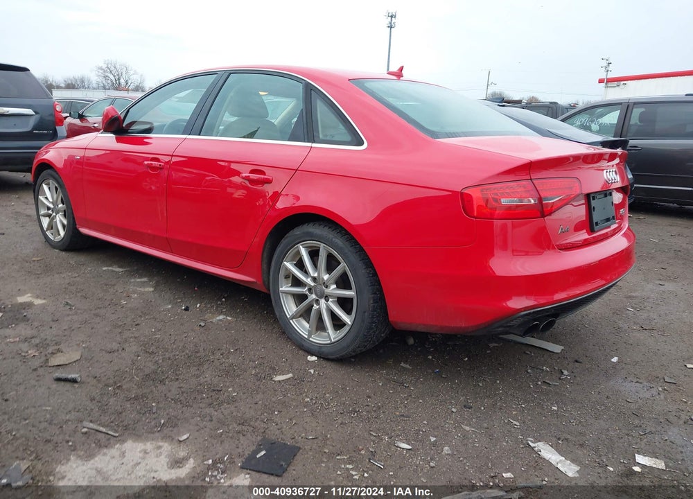 2014 AUDI A4 2.0T PREMIUM VIN: WAUFFAFL8EN001551