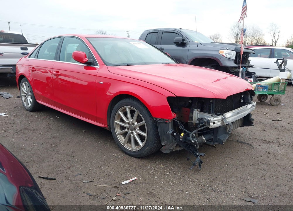 2014 AUDI A4 2.0T PREMIUM VIN: WAUFFAFL8EN001551