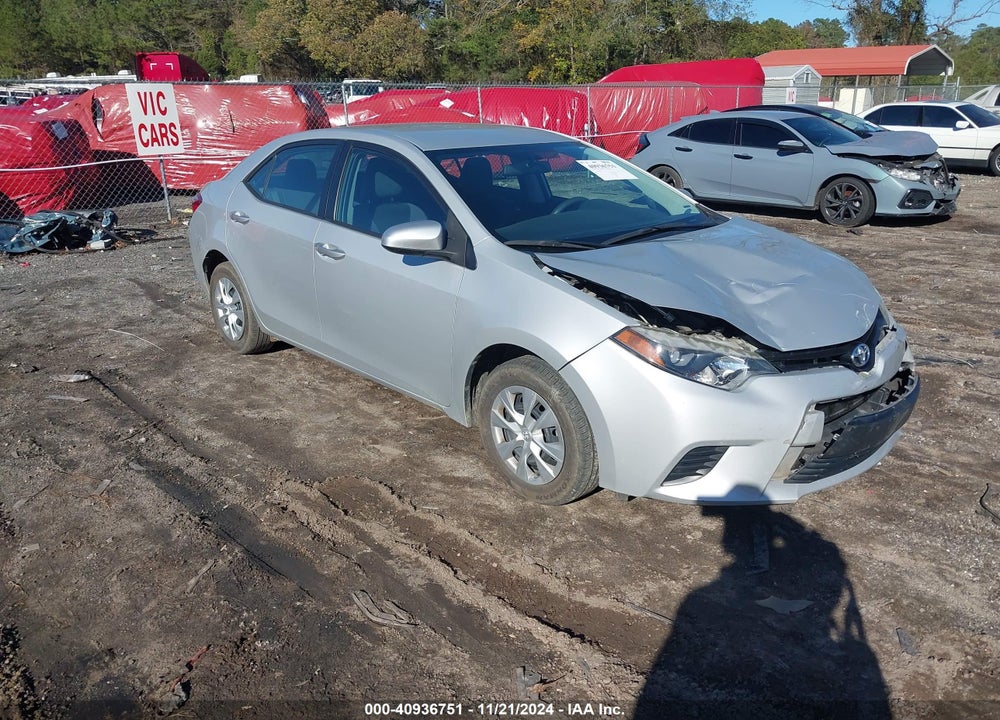 2014 TOYOTA COROLLA L VIN: 2T1BURHE4EC091689