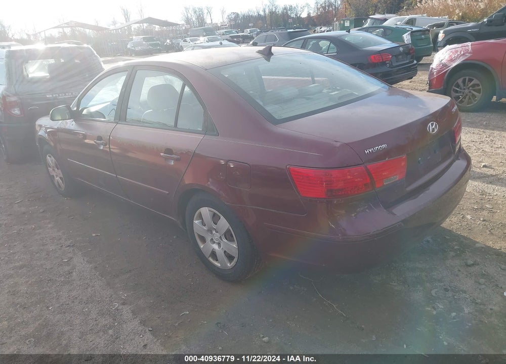 2009 HYUNDAI SONATA GLS VIN: 5NPET46C99H511986