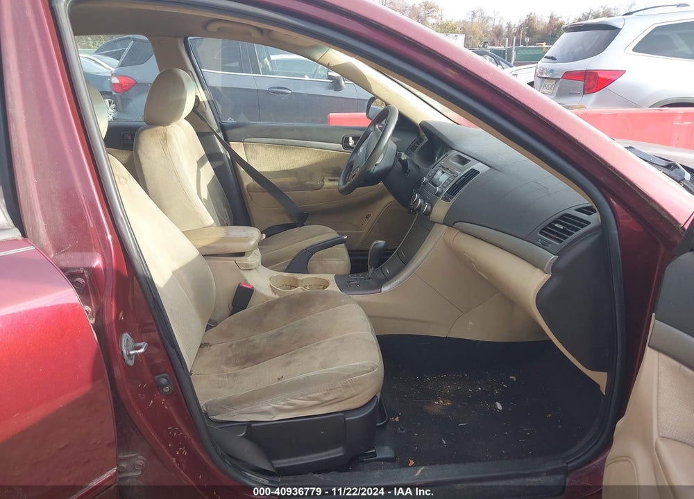 2009 HYUNDAI SONATA GLS VIN: 5NPET46C99H511986