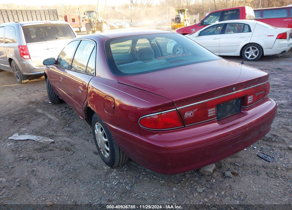 2005 BUICK CENTURY VIN: 2G4WS52J951154804