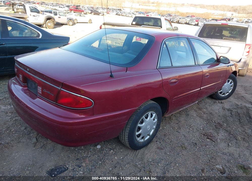 2005 BUICK CENTURY VIN: 2G4WS52J951154804