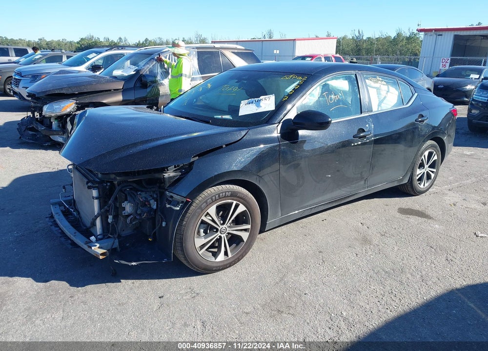 2022 NISSAN SENTRA SV XTRONIC CVT VIN: 3N1AB8CV9NY206261