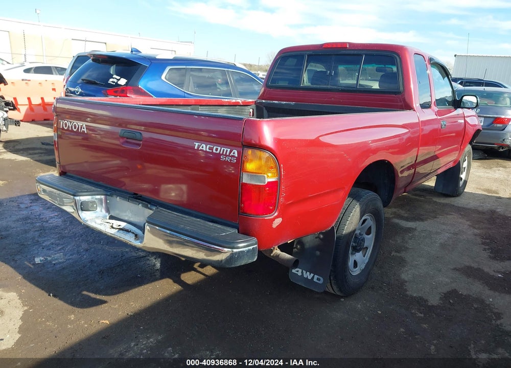 2000 TOYOTA TACOMA VIN: 4TAWM72N2YZ675500