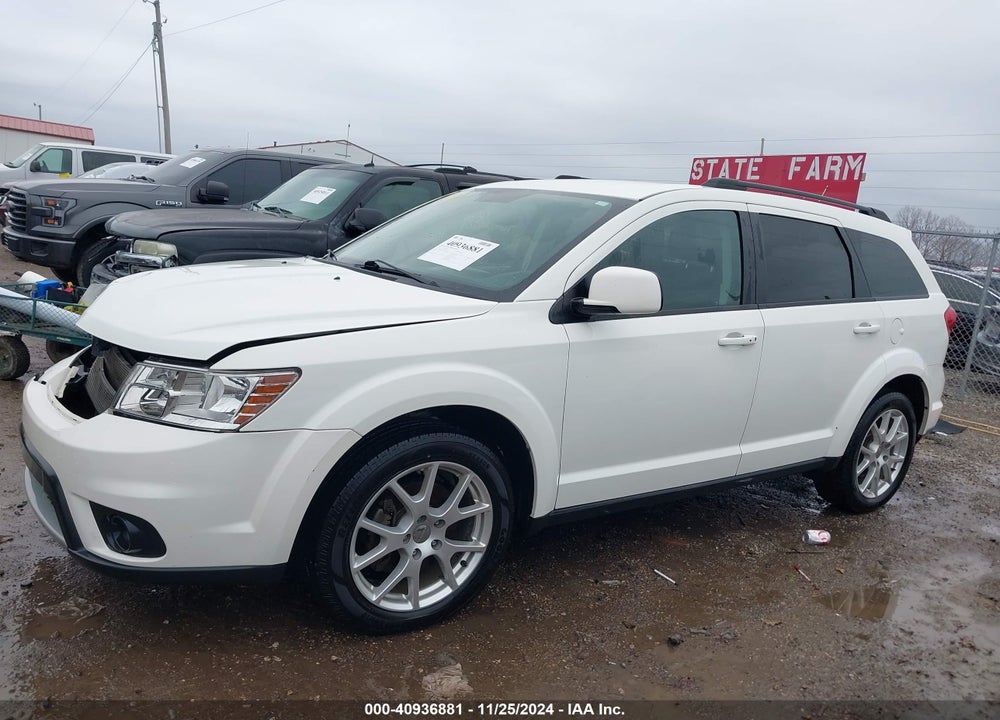 2016 DODGE JOURNEY SXT VIN: 3C4PDCBG8GT121242