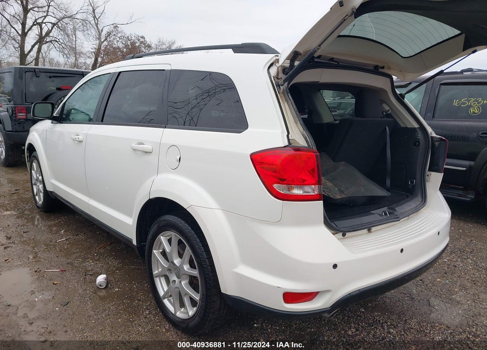 2016 DODGE JOURNEY SXT VIN: 3C4PDCBG8GT121242