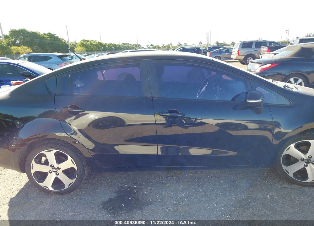 2012 KIA RIO SX VIN: KNADN4A35C6046604