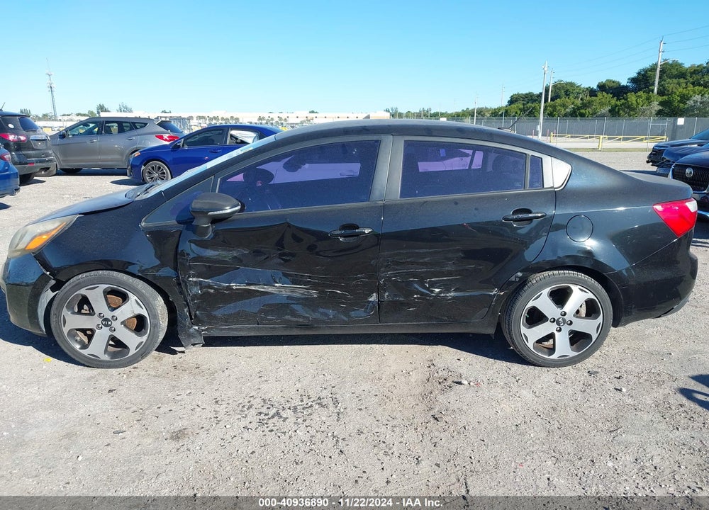 2012 KIA RIO SX VIN: KNADN4A35C6046604