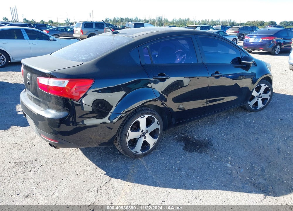 2012 KIA RIO SX VIN: KNADN4A35C6046604