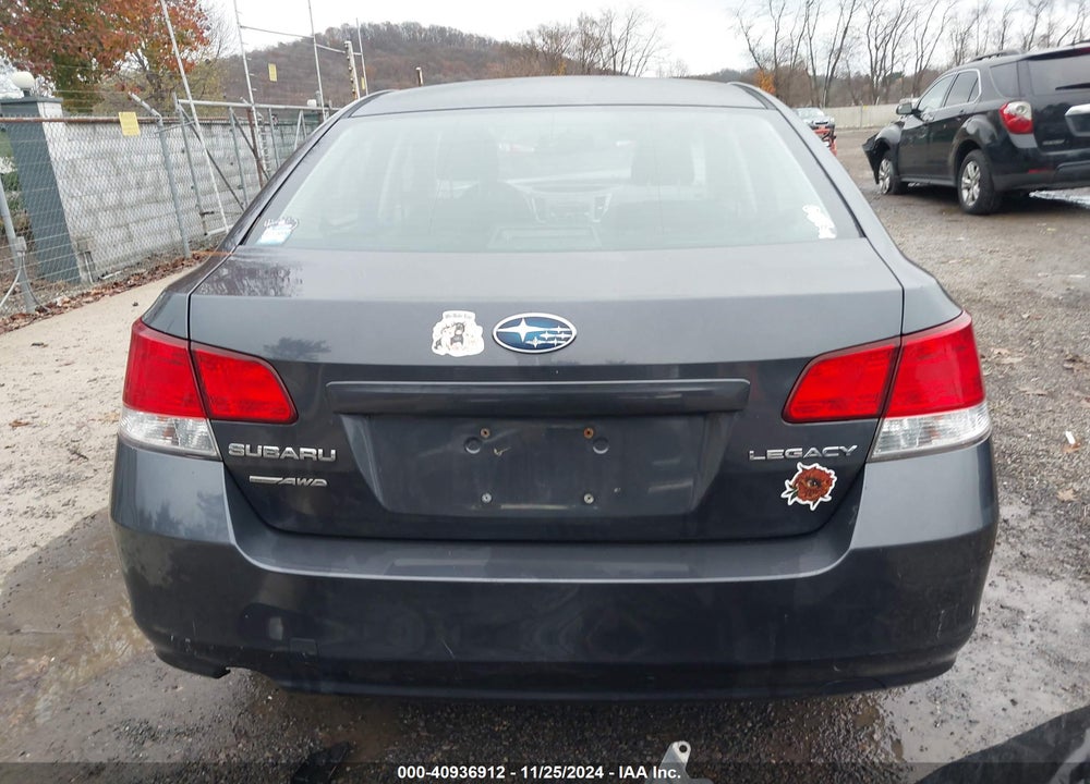 2011 SUBARU LEGACY 2.5I PREMIUM VIN: 4S3BMCC68B3228554