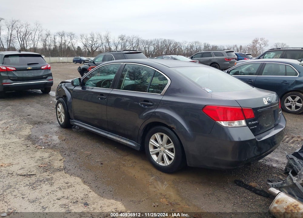 2011 SUBARU LEGACY 2.5I PREMIUM VIN: 4S3BMCC68B3228554