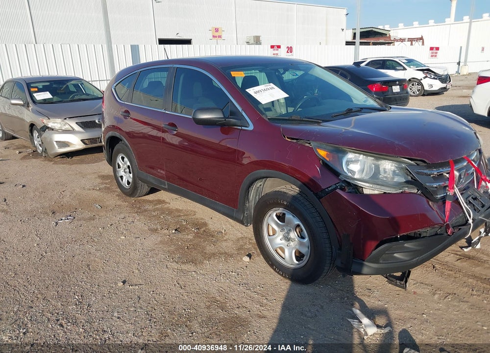 2013 HONDA CR-V LX VIN: 5J6RM3H3XDL045750